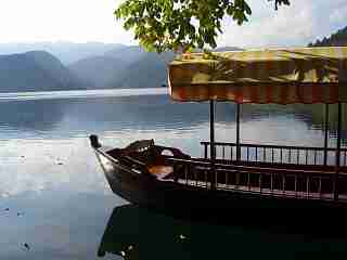 A lake gondola